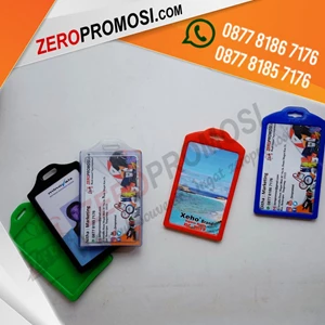 Available Plastic Id Card 2 Slots Capacity 2 Sides Cheap For Souvenirs