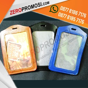 Casing id card kulit Card holder Leather