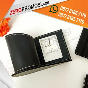  Souvenir Jam Meja Multifungsi Tipe JH-9219 Cetak Logo 