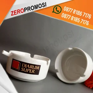  Souvenir Custom Asbak Keramik Sablon