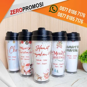 G200 Christmas Tumbler Custom Name & Logo Christmas Souvenir