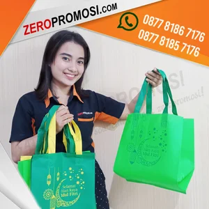 Souvenir Tas Bingkisan Lebaran Unik Model Eco Cake