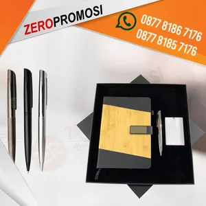 Jasa Kustom Giftset GFS201 Corporate 3in1 Cetak Logo Promosi Branding