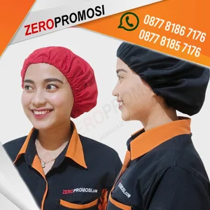  Topi pria dan wanita  Hairnet Custom Logo – Seragam Industri Profesional & Nyaman Digunakan