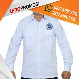 Seragam kerja PDL Tangan Panjang Custom Bordir Logo