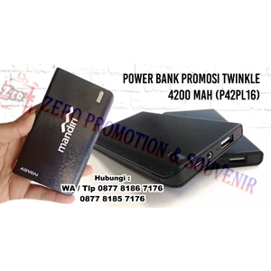 Power Bank Souvenir 4200 Mah Cetak Logo - P42pl16