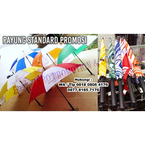 Standard Promotional Umbrellas - Print 4 Sides Cheapest And Most Complete Prices