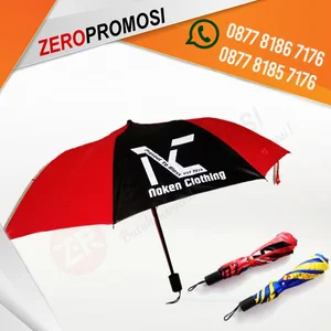 Souvenir Jasa Kustom Payung Lipat 2 Promosi