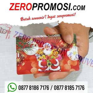 Souvenir Natal Flashdisk Kartu