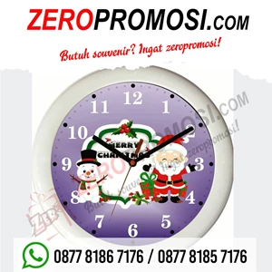 Cute And Exciting Souvenir Christmas Clock - Christmas Wall Clock