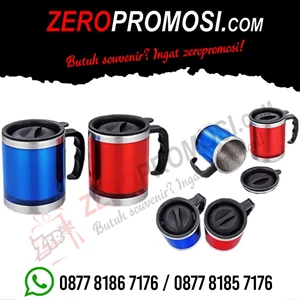 Souvenir Tumbler Mug Promosi Standar Stainless 450Ml