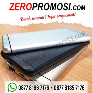 Souvenir Power Bank : Power Bank Metal Slim Iphone 5000 Mah - P50al06