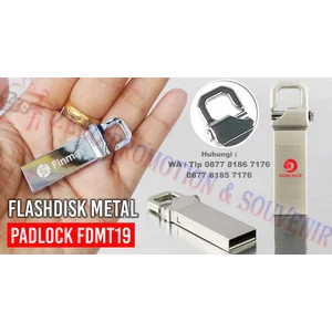 Usb Metal Padlock Fdmt19 Untuk Souvenir Dengan Custom Logo 16Gb