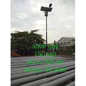 Solar Cell Street Light Poles
