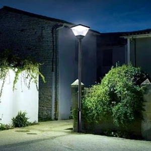 Minimalist Solar Garden Light Pole