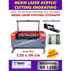 Laser Cutting Acrylic Machine As 1290 (+ Rotary Optional)