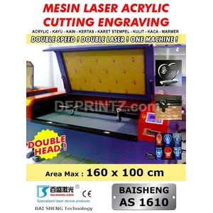 Mesin LASER CUTTING Acrylic Double Head AS 1610