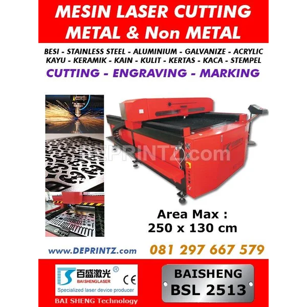Mesin LASER CUTTING METAL BSL 2513
