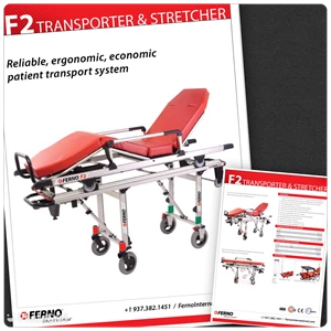 F2 Monobloc Ambulance Stretcher Ferno 