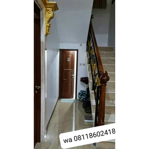 Pintu Aluminium Kamar Mandi Corak Kayu