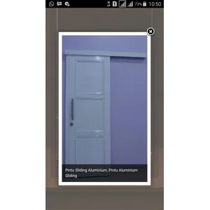 Pintu Geser Aluminium Dacon (Include Rell)
