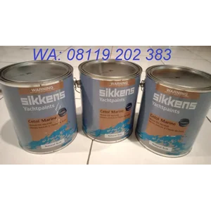 Sikkens Cetol Marine Natural Teak 3.7L can, oil varnish finish satin, cat kayu indoor & outdoor, tahan UV sinar matahari