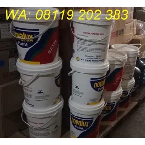 Novalux 2000 Elastomeric Coating cat tembok outdoor brilliant white 20kg pail / Novalux Paint / cat dinding emulsi
