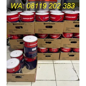 Nippon Paint PU-HS cat finish gloss 5L set traffic yellow RAL1023 / Nippon PU HS