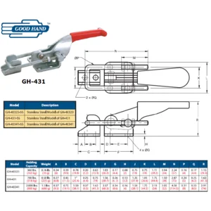 Good Hand Lever Clamps Gh-431-Ss