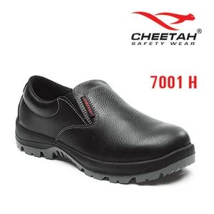 7001 H - Cheetah - Double Sol Polyurethane - Safety Shoes - Hitam