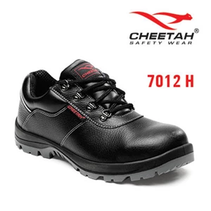 7012 H - Cheetah - Sol Double Polyurethane - Safety Shoes - Hitam