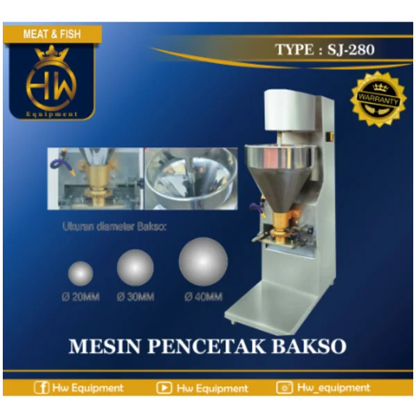 Mesin Cetak Bakso SJ-280