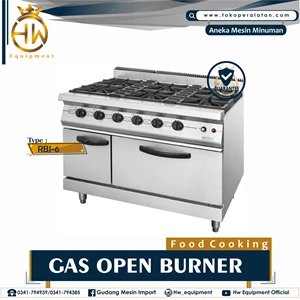 Kompor Gas Open Burner + Oven tipe RBJ-6