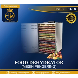 Mesin Pengering Makanan / Food Dehydrator GETRA tipe FD-16
