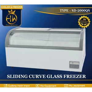 Curve Glass Door Freezer tipe SD-2000QS