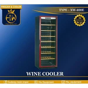 Mesin Penyimpan Wine / Wine Cooler Single Zone Temp. tipe XW-400E
