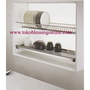 Rak Piring Gantung SC 800 mm Stainless Steel