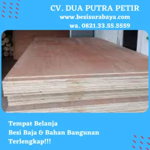  Triplek / Kayu Lapis Multiplek 9mm Semi Meranti