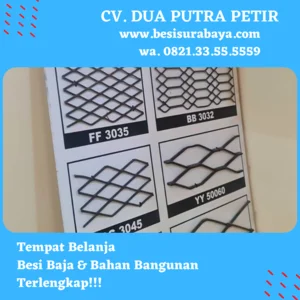 Expanded Mesh Metal U 1015 120 x 240 cm