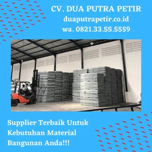 Kawat Bronjong 2 x 1 x 05 m Lubang 8 x 10 cm Kawat 3 mm