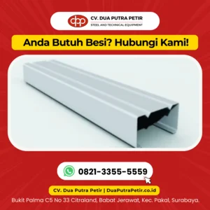 Menjual Reng Atap Galvalum (Batangan) Dua Putra Petir Surabaya