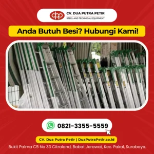 Menjual 1 Set Tangga Lipat Merk New Caltex / Caltex Ladder Surabaya