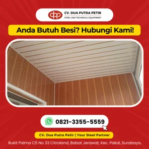 Plafon PVC Hoda T Series Surabaya Banyak Motif