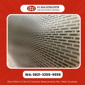 plat berlubang kapsul 1.2mm Lubang 4x30mm 1 x 2 mtr