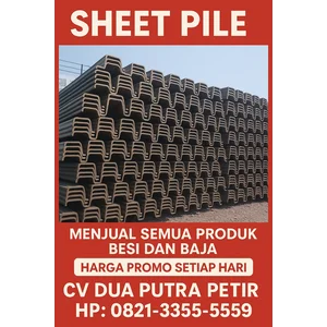 Sheet Pile type U panjang 6-12mtr