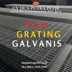 Plat Grating Galvanis Material Konstruksi Surabaya
