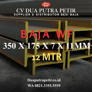 Besi WF 350 x 175 x 7 x 11 mm 12 Meter untuk Konstruksi