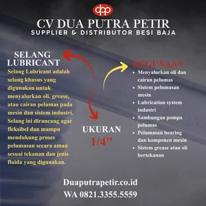 Selang Industri Lubricant 1/4 Inch untuk Sistem Pelumasan Industri