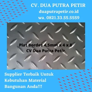 Plat Bordes Ukuran 4.5mm x 4 x 8