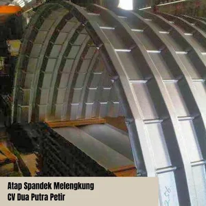 Atap Spandek Lengkung Surabaya Lengkap – DPP STEEL